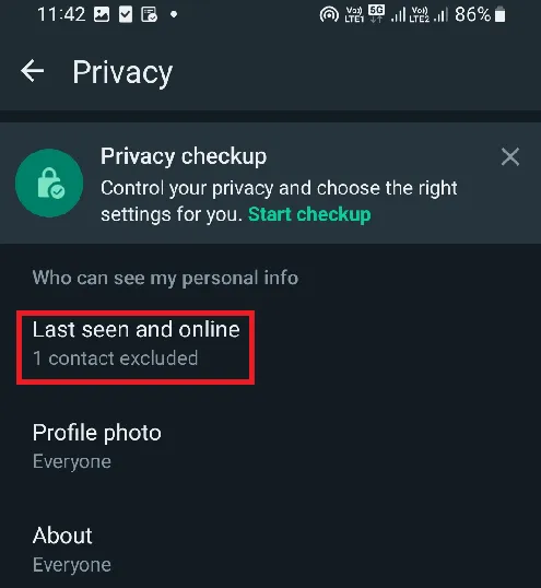 How to Freeze WhatsApp Last Seen for One Person