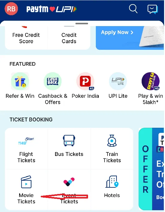 How to book movie ticket on Paytm