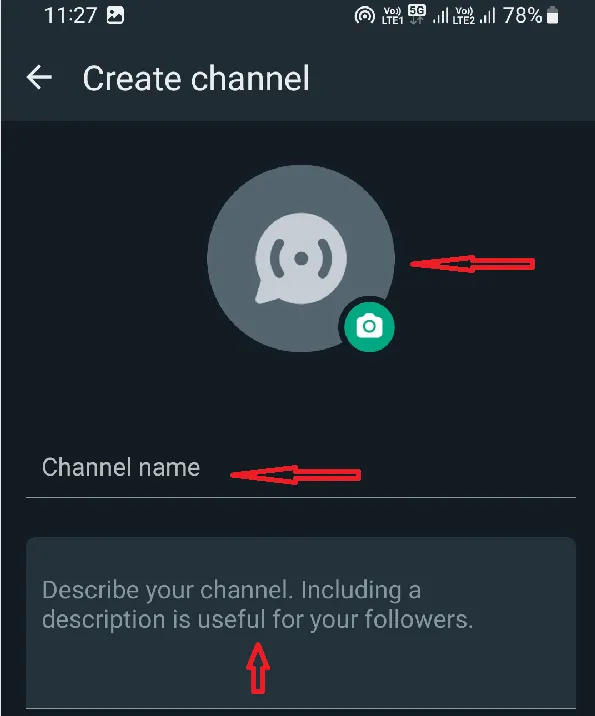 Create WhatsApp Channel on Android