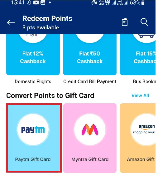 Convert Paytm Cashback Points Into Cash
